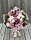 Букет цветов из: Альстромерии, Гвоздики, Розы и Хризантемы в Хадыженске