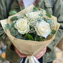 Букет Нежные грёзы в Хадыженске Букет цветов из: Розы в Хадыженске