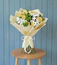 Букет цветов из:  Хризантемы и Розы #REPLACE_PRED# Хадыженске